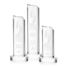 Flagstaff Clear Towers Crystal Trophy - Crystal Trophies