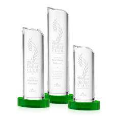 Flagstaff Green Towers Crystal Trophy - Crystal Trophies