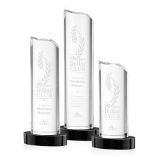 Flagstaff Black Towers Crystal Trophy - Crystal Trophies