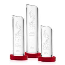 Flagstaff Red Towers Crystal Trophy - Crystal Trophies