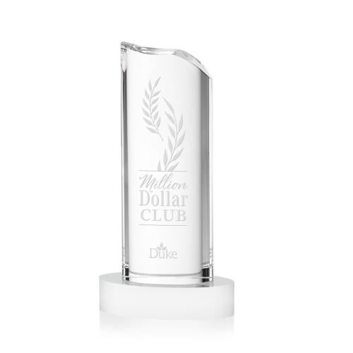 Awards and Plaques - Crystal Trophies - Flagstaff Fagan Towers Crystal Trophy