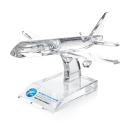 Airplane Full Color Unique Crystal Trophy
