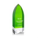 Emerald Tower Towers Crystal Trophy