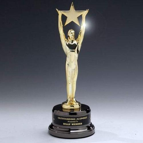 Trophies - Premium Metal Trophies - Brandt Star Achievement Metal Trophy