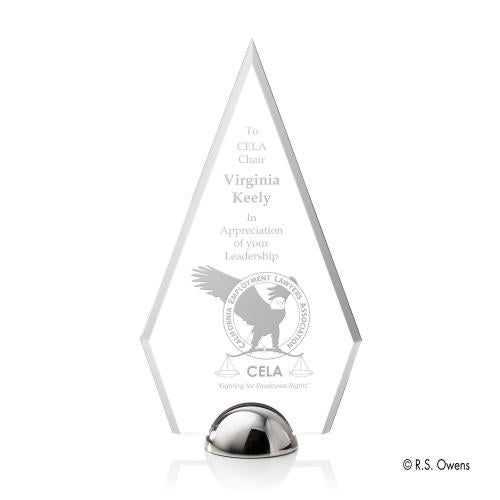 Awards and Plaques - Acrylic Trophies - Apex Hemisphere Acrylic Trophy