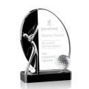 Skaggs Golf Globe Crystal Trophy
