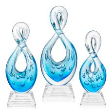 Utopia Unique on Cahill Clear Glass Trophy - Glass Trophies