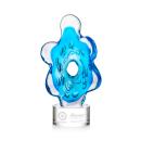 Trillium Unique on Round Base Glass Trophy