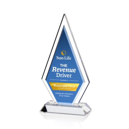 Awards and Plaques - Crystal Trophies - Harper Full Color Crystal Trophy