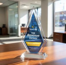 Harper Full Color Crystal Trophy - Crystal Trophies