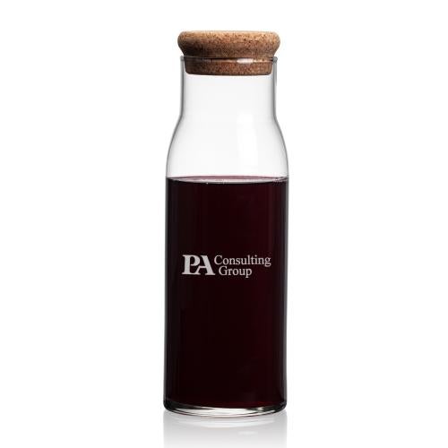 Custom Barware Glasses - Carafes - Burns Carafe & Lid
