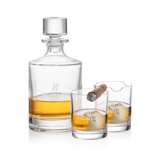 Custom Barware Glasses - Decanters - Veradero Decanter Set