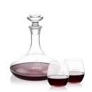 Elliston Decanter & Oleary Stemless Wine Set