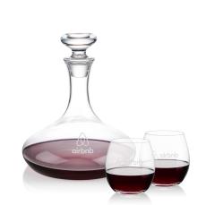 Elliston Decanter & Oleary Stemless Wine Set - Carafes