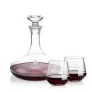 Elliston Decanter & Ledford Stemless Wine Set