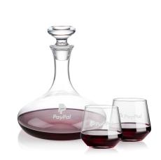 Elliston Decanter & Ledford Stemless Wine Set - Carafes