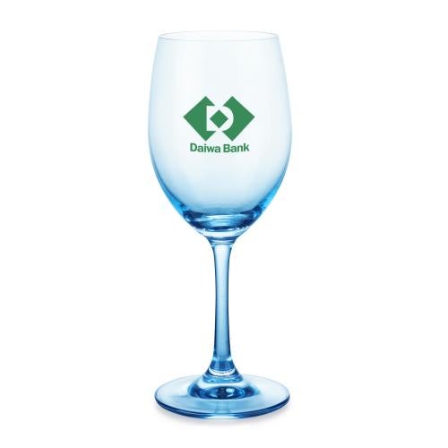 Custom Barware Glasses - Wine Glasses - Soudan Wine Blue - Imprinted