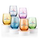 Sedona Stemless Wine Set of 6 - Full Color