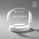 Lehman on Alberton Base Fagan Circle Crystal Trophy