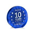 Chavez Blue Circle Crystal Trophy