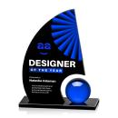 Souza Full Color Black Unique Crystal Trophy