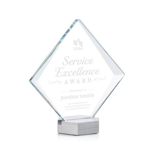 Awards and Plaques - Crystal Trophies - Bryce Metal Trophy
