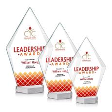 Ellicott Full Color Crystal Trophy - Custom Trophies