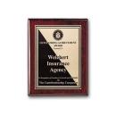 Etch/Antiqued Plaque - Rosewood