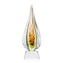 Carterra Tear Drop on Cahill Base Glass Trophy