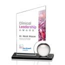 Edwards Full Color Starfire Peaks Crystal Trophy