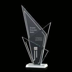 Ahmed Grey Peaks Crystal Trophy - Crystal Trophies