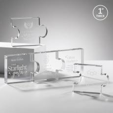 Gallardo Large Unique Acrylic Trophy - Employee Awards