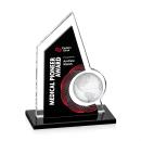 Lopez Full Color Black Peaks Crystal Trophy
