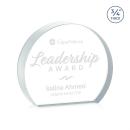 Maren Hemisphere Clear Circle Crystal Trophy
