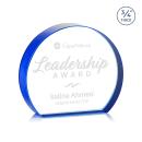 Maren Hemisphere Blue Circle Crystal Trophy