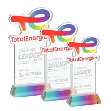 EdgeCraft Rectangle on Hartford - Prismatic (via Air) - Crystal Trophies