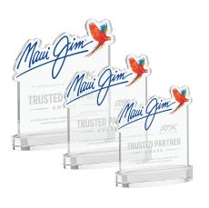 EdgeCraft Square on Alberton - Clear (via Air) - Crystal Trophies