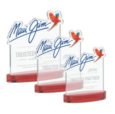EdgeCraft Square on Alberton - Red (via Air) - Crystal Trophies