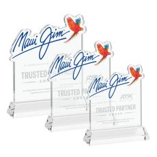 EdgeCraft Square on Hartford - Clear (via Air) - Crystal Trophies