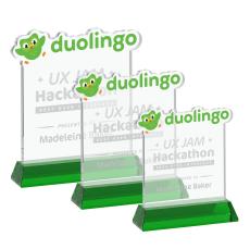 EdgeCraft Square on Hartford - Green (via Air) - Crystal Trophies