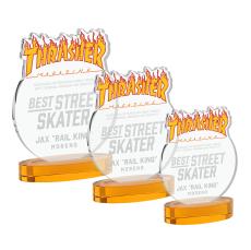 EdgeCraft Round on Alberton - Amber (via Air) - Custom Trophies