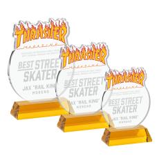 EdgeCraft Round on Hartford - Amber (via Air) - Custom Trophies