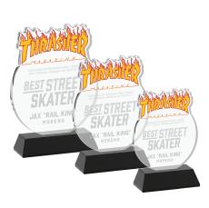 EdgeCraft Round on Hartford - Black (via Air) - Custom Trophies