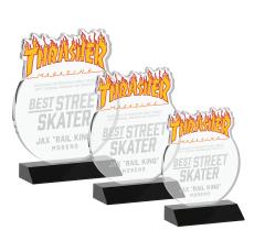 EdgeCraft Round on Mitered - Black (via Air) - Custom Trophies