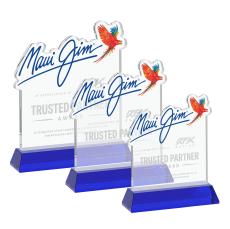 EdgeCraft Square on Hartford - Blue (via Ocean) - Crystal Trophies