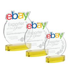 EdgeCraft Round on Alberton - Gold (via Ocean) - Custom Trophies