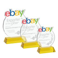 EdgeCraft Round on Hartford - Gold (via Ocean) - Custom Trophies