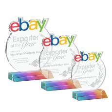 EdgeCraft Round on Mitered - Prismatic (via Ocean) - Custom Trophies