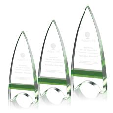 Pearce Green Peaks Crystal Trophy - Crystal Trophies