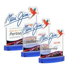 EdgeCraft Square Full Color on Alberton - Blue (via Air) - Custom Trophies